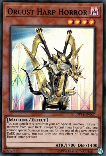 Orcust Harp Horror [OP11-EN007] Super Rare
