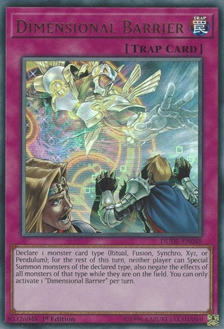 Dimensional Barrier [DUDE-EN048] Ultra Rare