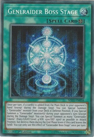 Generaider Boss Stage [MYFI-EN034] Secret Rare
