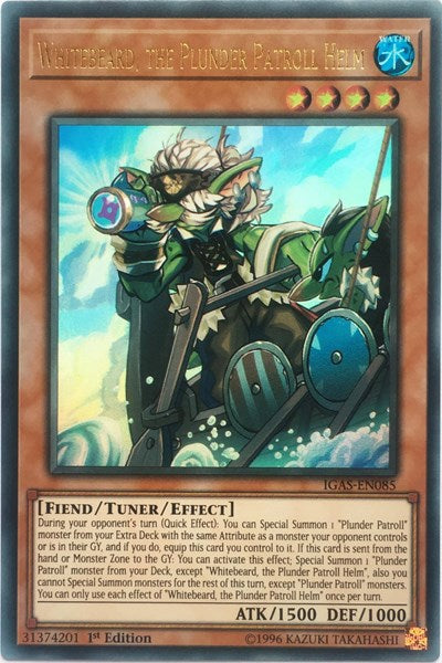 Whitebeard, the Plunder Patroll Helm [IGAS-EN085] Ultra Rare