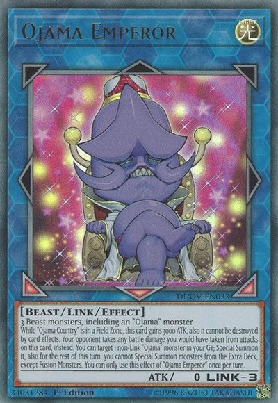 Ojama Emperor [DUOV-EN033] Ultra Rare