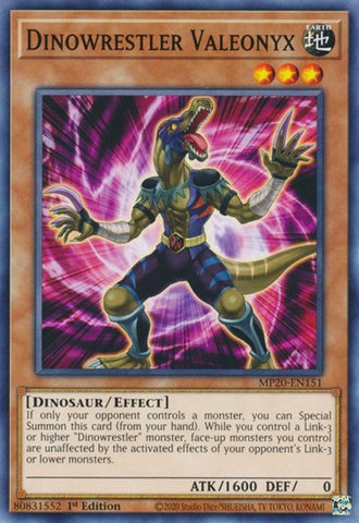 Dinowrestler Valeonyx [MP20-EN151] Common