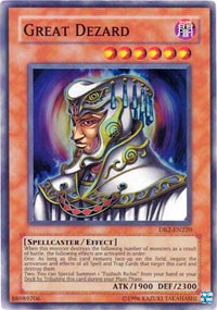 Great Dezard [DB2-EN220] Super Rare