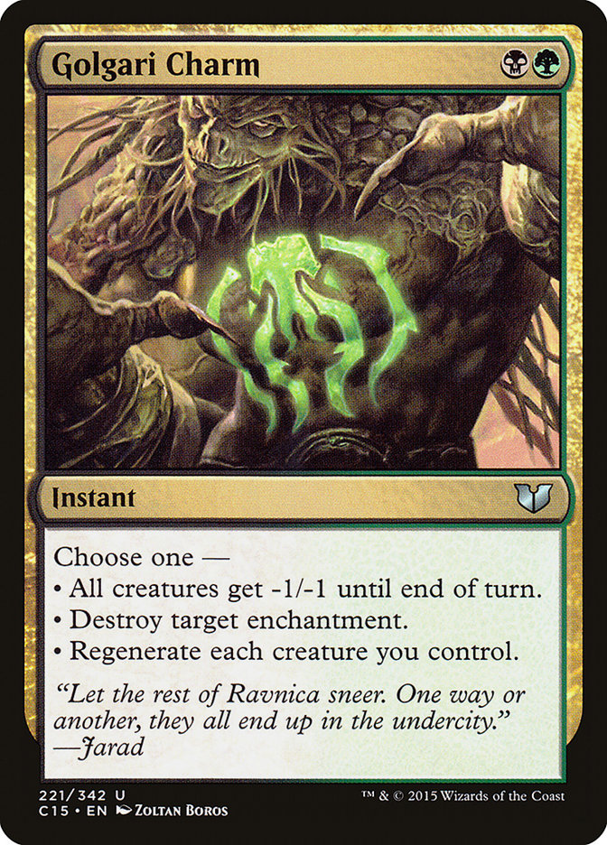 Golgari Charm [Commander 2015]